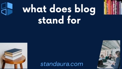 what does blog stand for