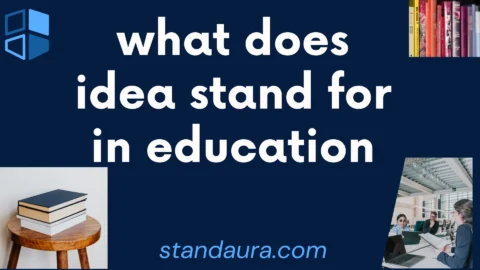 what does idea stand for in education