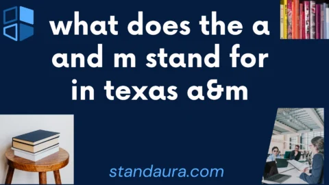 what does the a and m stand for in texas a&m