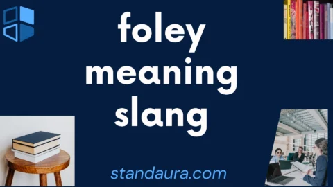 foley meaning slang