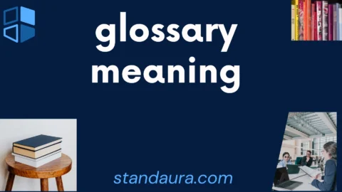 glossary meaning