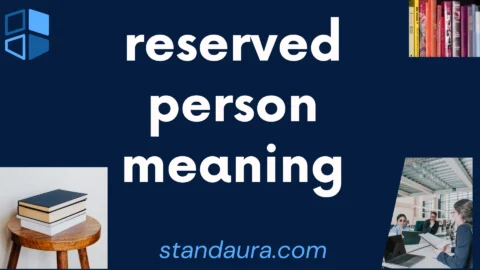 reserved person meaning