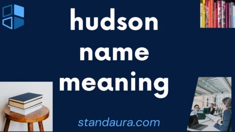 hudson name meaning