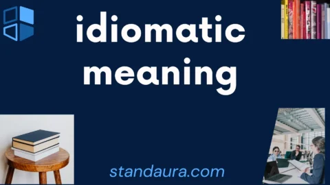 idiomatic meaning