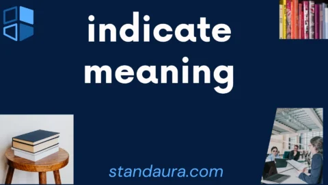 indicate meaning