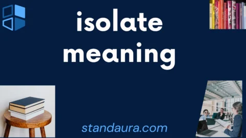 isolate meaning