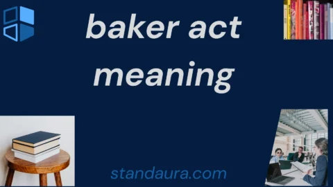baker act meaning