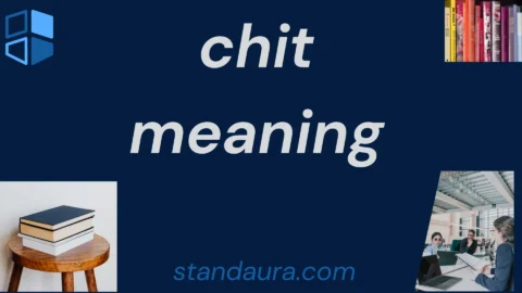 chit meaning