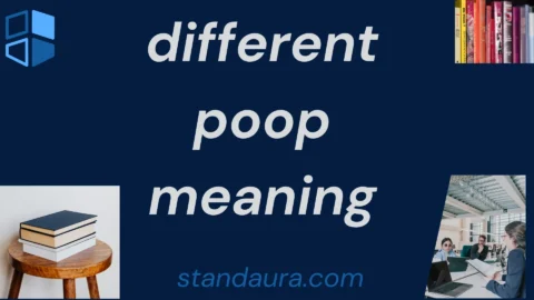 different poop meaning