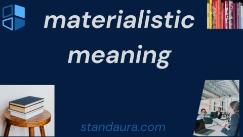 materialistic meaning