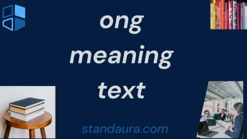 ong meaning text
