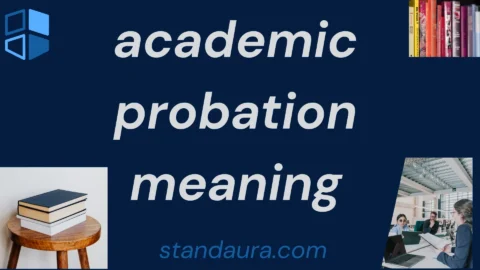 academic probation meaning