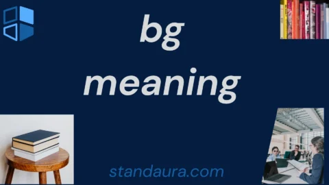 bg meaning