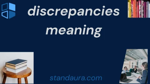 discrepancies meaning