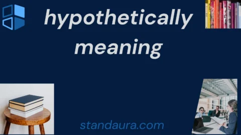 hypothetically meaning