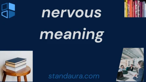 nervous meaning