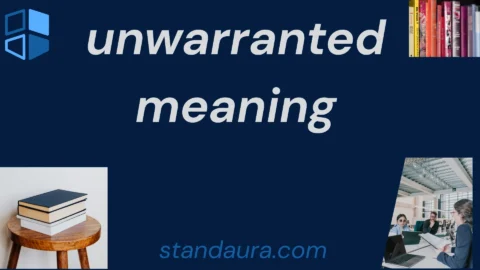 unwarranted meaning