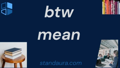 btw mean