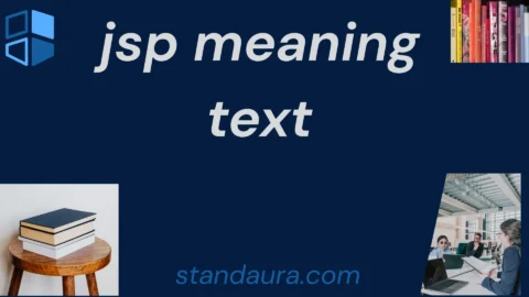 jsp meaning text