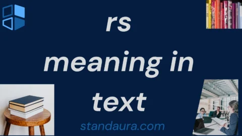 rs meaning in text