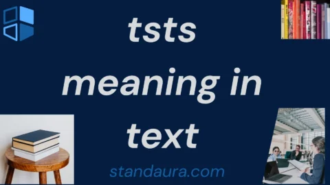 tsts meaning in text
