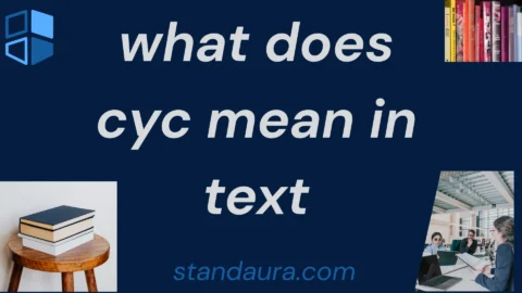 what does cyc mean in text