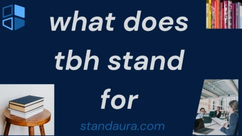 what does tbh stand for