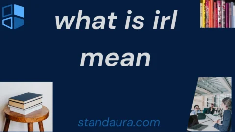 what is irl mean