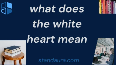what does the white heart mean