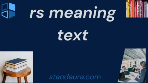rs meaning text