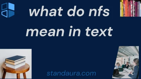 what do nfs mean in text